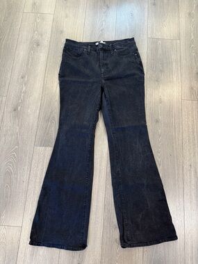 Madewell Black Flare Jeans